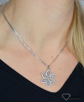 Złoty łańcuszek 585 pancerka pave białe złoto 2,5 mm ✅ Uniwersalny łańcuszek wykonany z białego złota o klasycznym splocie pancerki, łańcuszki apart (5).JPG